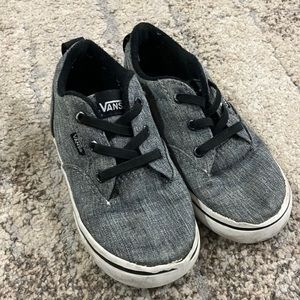 Toddler vans denim